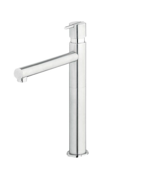 Mitigeur Lavabo Haut - S22 - Inox Brossé