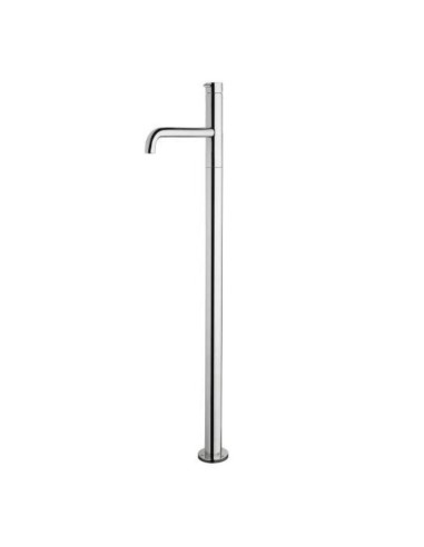 Mitigeur de Baignoire sur pied - Flow - Inox Brillant