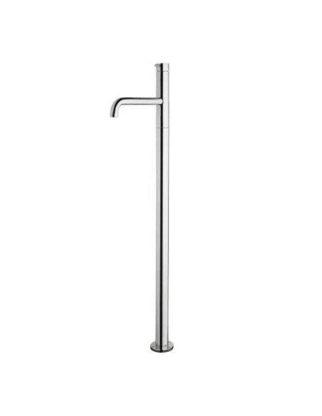 Mitigeur de Baignoire sur pied - Flow - Inox Brillant