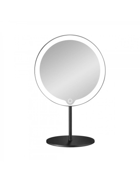 Miroir Modo Led et grossissement X5 revêtement Titane Blomus