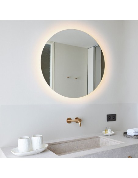 Miroir Lumineux rond ⌀82cm - Brio Clear S - Deknudt Mirrors