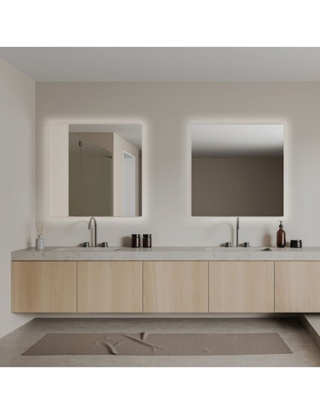 Miroir Lumineux 70cm - Anti-Buée - B.Ambi Plus - Deknudt Mirrors