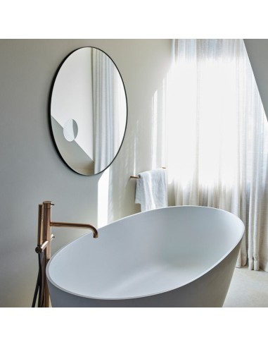 Miroir Rond ⌀85cm - Avec Insert Grossissant x2...