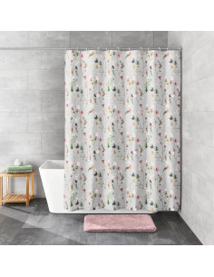 Rideau de douche Textile - Flores - 180x200cm - Kleine Wolke 2