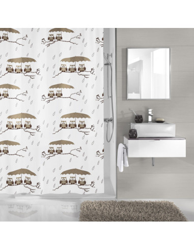 Rideau de douche Textile - Eulen - 180x200cm -...