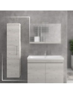 Colonne Armoire de Rangement Suspendue - 160cm - Elsa -...