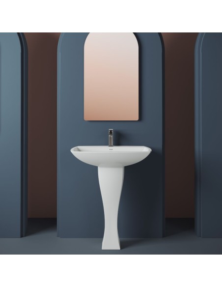 Lavabo Colonne - Jazz - Blanc