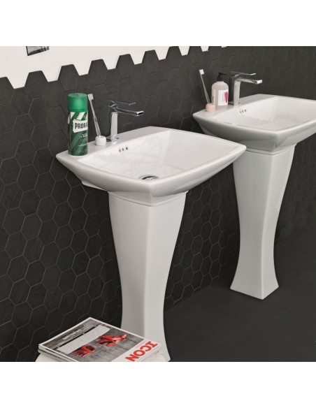 Lavabo Colonne - Jazz - Blanc