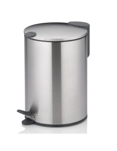 Poubelle Salle de Bain - Mats - 3L - Inox Mat