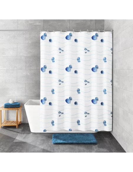 Rideau de douche Textile - Miami - 180x200cm - Kleine Wolke