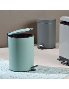 Poubelle Salle de Bain - Mats - 3L - Vert  Pastel 2