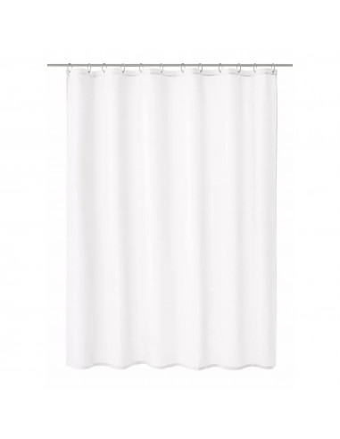 Rideau de douche Textile - Blanc - 240x180 cm - Kleine Wolke