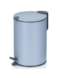 Poubelle Salle de Bain - Mats - 3L - Bleu Pastel