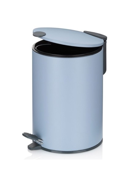 Poubelle Salle de Bain - Mats - 3L - Bleu Pastel