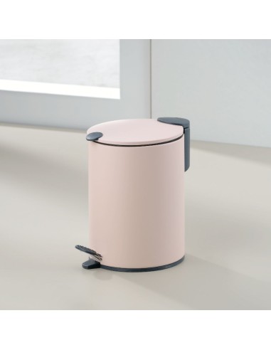 Poubelle Salle de Bain - Mats - 3L - Rose Pastel