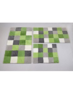Tapis de Bain Epais - Caro Distel Vert - 4 tailles 2
