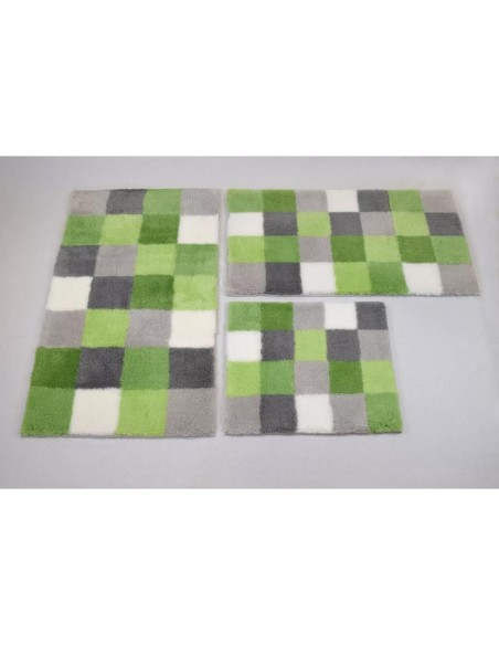Tapis de Bain Epais - Caro Distel Vert - 4 tailles