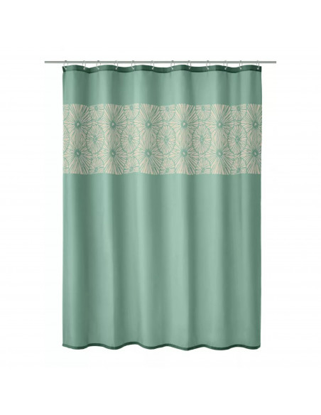 Rideau de douche Textile - Lotus - 180x200cm - Kleine Wolke