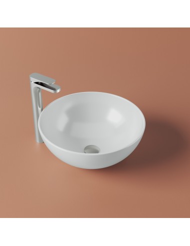 Vasque à poser - Ciotola ronde 46cm - Blanc...