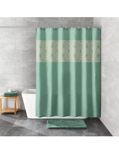 Rideau de douche Textile - Lotus - 180x200cm - Kleine Wolke 2