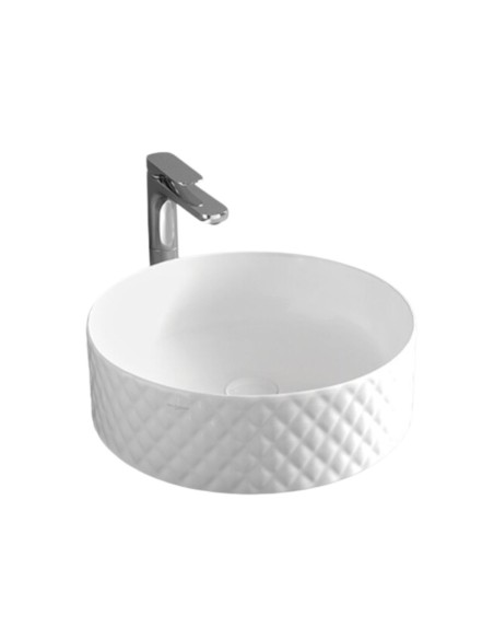 Vasque à poser - Rombo - 44cm - Classique 4 coloris