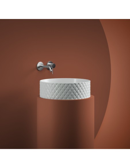 Vasque à poser - Rombo - 44cm - Classique 4 coloris