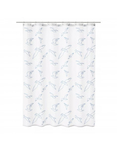Rideau de douche Textile - Birdie - 180x200cm - Kleine Wolke
