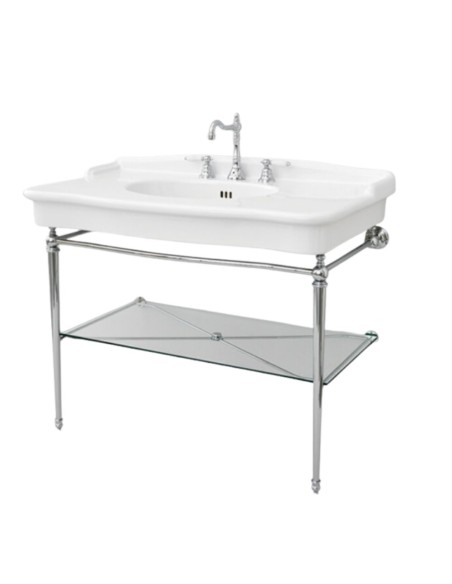 Lavabo sur pieds - Hermitage 112 cm - Structure Metallique