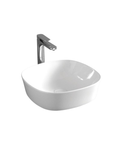 Vasque à Poser - Ghost 42 cm - Blanc Brillant