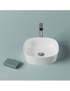 Vasque à Poser - Ghost 42 cm - Blanc Brillant 2