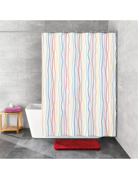 Rideau de douche Textile - Jolie - 180x200cm - Kleine Wolke