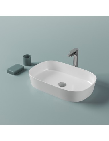 Vasque à Poser - Ghost 65 cm - Blanc Brillant