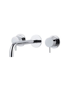 Mitigeur Lavabo Mural 3 Trous - Flow - Inox Brillant - 5... 2