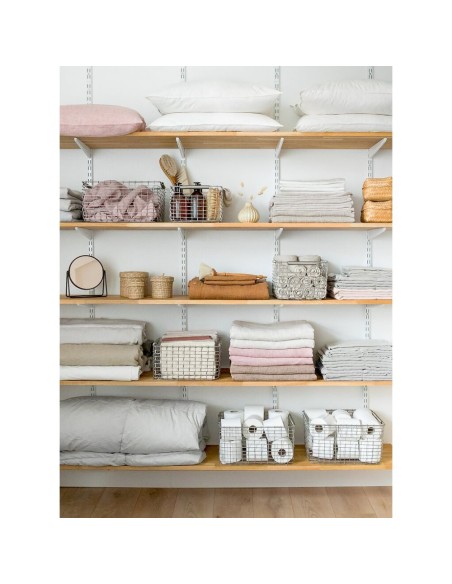 Panier de rangement - Rectangular 15 - Acier Inoxydable brillant - Korbo