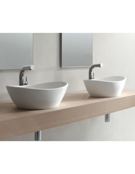 Vasque à poser - Amalfi 55 - Quarrycast™ - Blanc Brillant ou Mat - Victoria+Albert