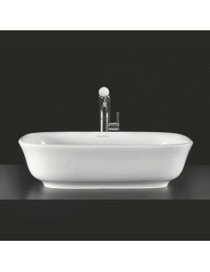 Vasque à poser - Amiata 60 - Quarrycast™ - Blanc Brillant... 2
