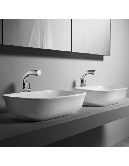 Vasque à poser - Amiata 60 - Quarrycast™ - Blanc Brillant ou Mat - Victoria+Albert
