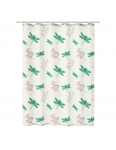 Rideau de douche Textile - Scarlett - 180x200cm - Kleine...
