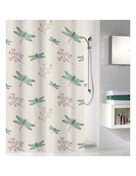 Rideau de douche Textile - Scarlett - 180x200cm - Kleine Wolke