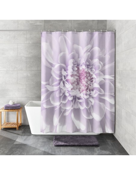 Rideau de douche Textile - Dahlia - 180x200cm - Kleine Wolke