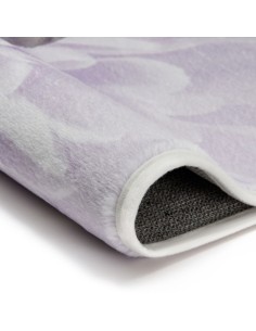 Tapis fin antidérapant Dahlia Lavande 2
