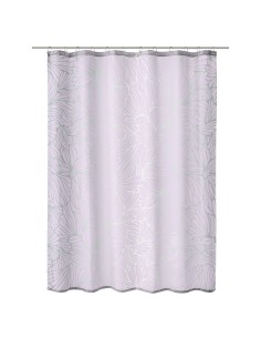 Rideau de douche violet lavande motif fleur