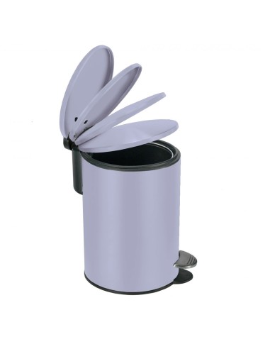 Poubelle à pédale - Silence - Lavande - 3 Litres
