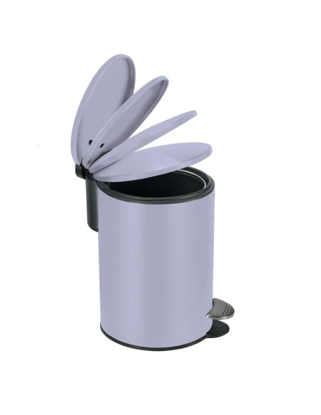 Poubelle à pédale - Silence - Lavande - 3 Litres