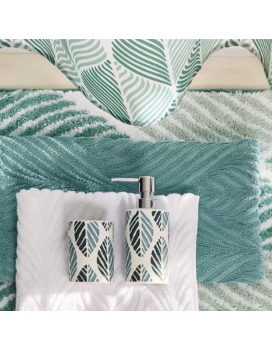 Rideau de douche Textile - Leaf - 180x200cm -...