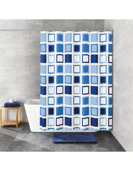 Rideau de Douche - Clipper Bleu - PEVA sans PVC - 180x200cm- Kleine Wollke