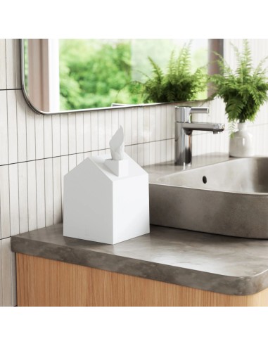 Boite à mouchoirs carrée - Casa - Blanche