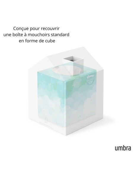 Boite à mouchoirs carrée - Casa - Blanche