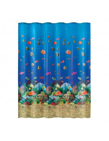 Rideaux de douche poissons et fonds marins
