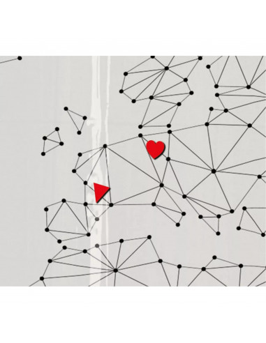 Rideau de Douche - Planisphère - PEVA sans PVC...